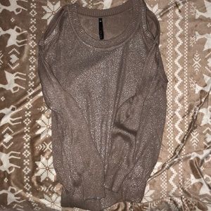 Shimmery holiday sweater